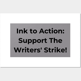 Support The Writers' Strike Posters and Art